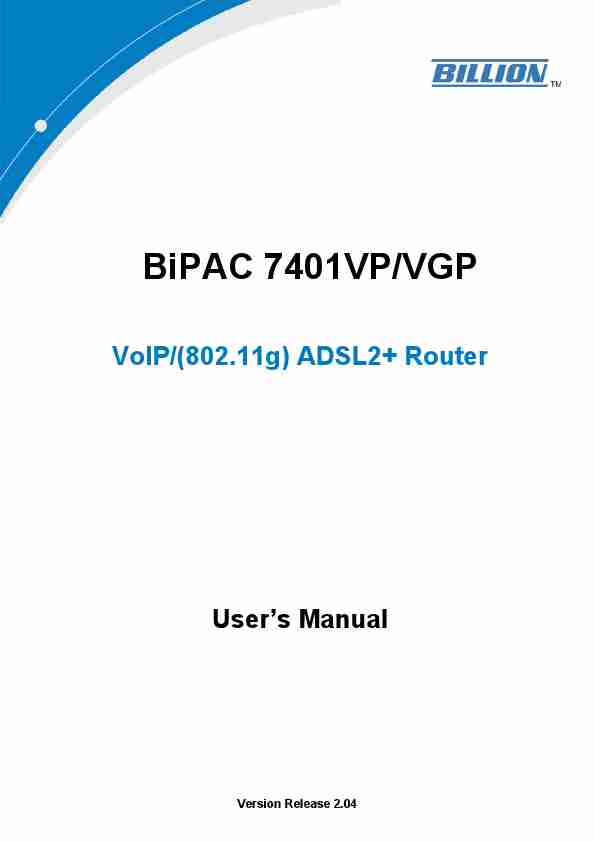 Billion Electric Company Router VoIP(802 11g) ADSL2+ Router-page_pdf